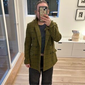 Massimo Alba Women’s double breasted wool tweed jacket